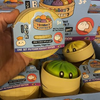 RAGE - Squishy Bun Dumplings VELIKI - ONE SET PU FOAM SQUISHY EDITION (12 kos)