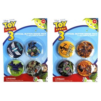 Set 4 priponk Disney Toy Story (24 kos.)