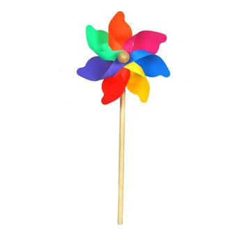 Robustni leseni vetrni mlinčki 38 cm (12 kosov)