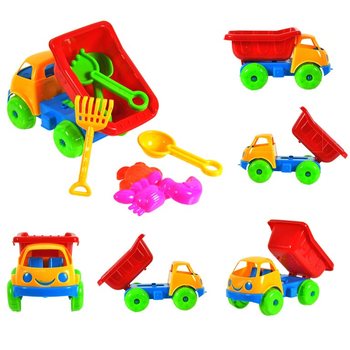 Plažni Set Igrača Tovornjak Kiper 17 cm (10 kos)
