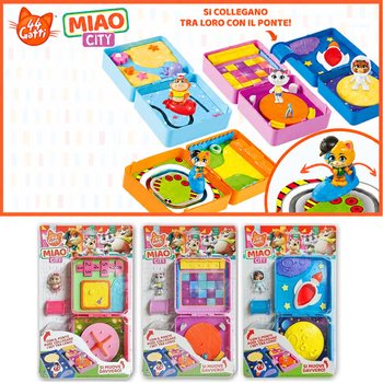 44CATS MIAO CITY NA BLISTRU - 18x4x28 CM - MIX MODELOV (40 kos)