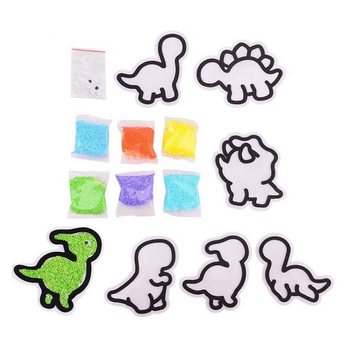DINO NALEPKE - SET FOAM PUTTY - USTVARI SVOJE PENASTE DINO NALEPKE (24 kos.)