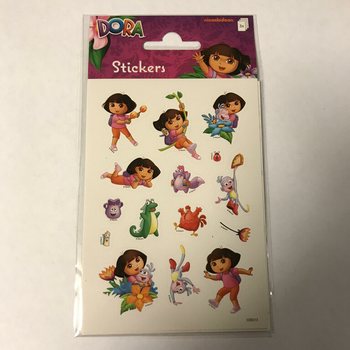 List z nalepkami: DORA, vel. 16 x 9 cm (10 kosov)