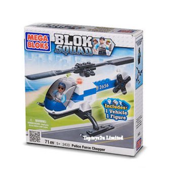 MEGA BLOKS - GASILSKI SUV IN POLICIJSKI HELIKOPTER (2 kos.)