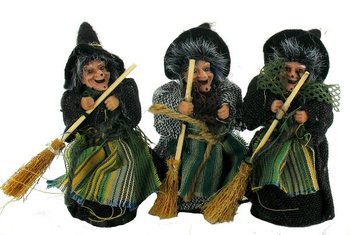 DEKORATIVNE ČAROVNICE 12 CM (6 kosov)