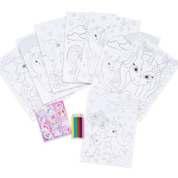 VELIKI SET ZA BARVANJE SAMOROG - 22x30x1 CM (12 kos)