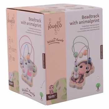 JOUECO&reg; Leseni labirint s kroglicami Živali - Od 12 mesecev