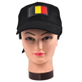 Svetleča LED Kapa Equalizer na Zvok - Belgijska Zastava (12 kos)