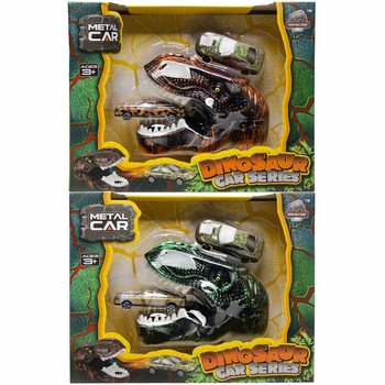 IZSTRELJEVALNIK AVTOMOBILČKOV DINOZAVER - LUKSUZNA DARILNA &Scaron;KATLA (2 KOSA)