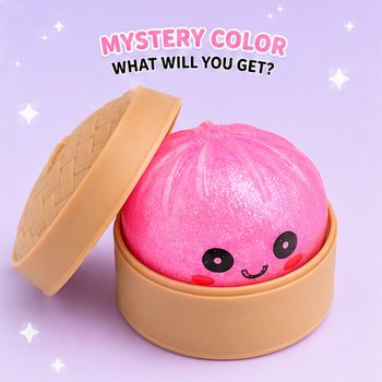 RAGE - Squishy SUGAR EDITION Bun Dumplings MALI (5.3 x 5.3 x 4.1 Cm) Viral 2026 Fidget Toy (24 kos.)