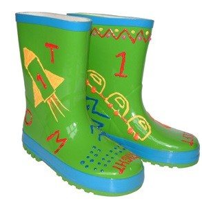FUNKY WELLIES - POBARVAJ SVOJE GUMIJASTE &Scaron;KORNJE - ZELENI / VELIKOST: 26