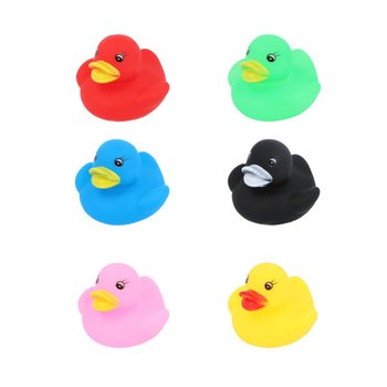 Svetleče Račke za Kopanje Mix Barv - Velikost: 6x5x6 cm - (12 kos)