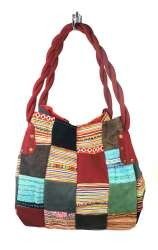 B-FAIR Patchwork Torba Mala Rdeča