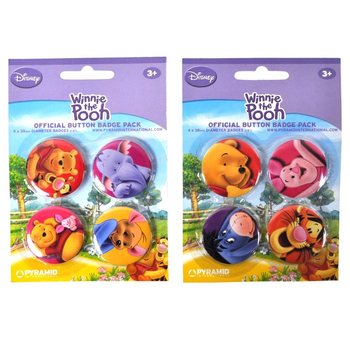 4-delni set gumbov/priponk Disney Medvedek Pu (24 kos)