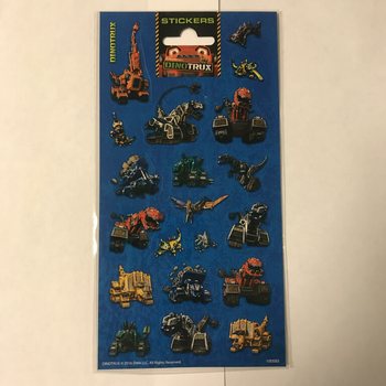 NALEPKE: DINOTRUX, Velikost 20 x 10 cm (10 kos)