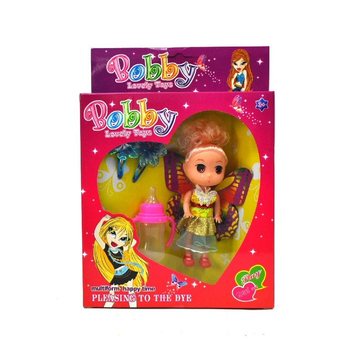 Punčka z dodatki - Bobby (Set 2 kos)