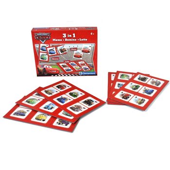 IGRA 3 V 1 DISNEY PIXAR CARS - MEMO - DOMINO - LOTO
