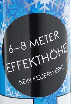 Konfeti top - Snežinka - 40 cm - party shooter (10 kos)