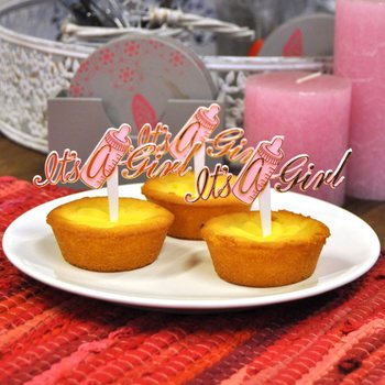 Nabodalca za Cupcakes Rojstvo - It's a Girl (12 kosov)