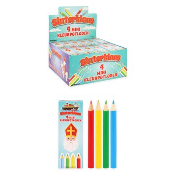 Barvice Miklavž (Sinterklaas) 4-delni set v displayu (120 kos.)