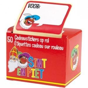SINTERKLAAS NALEPKE ZA DARILA NA ROLI, 50 KOS (10 pakiranj)