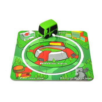 Vozila s sestavljivo progo - puzzle (10 kosov)