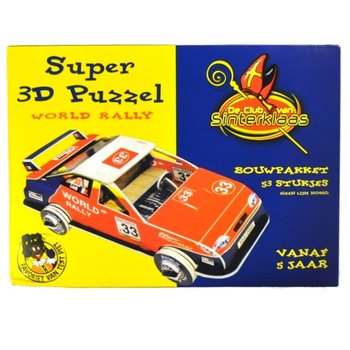 SUPER 3D SESTAVLJANKA "WORLD RALLY" (6 kos)
