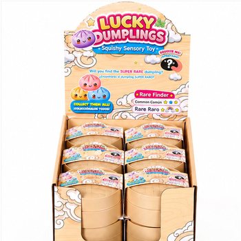 RAGE - LUCKY DUMPLINGS - Squishy Bun Dumplings VELIKI Vel. 8.5 x 8.5 x 4.8 cm - V ZASLONU (12 kos)