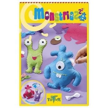 MONSTRIES 2 - IZDELAVA DVOSTRANSKIH PO&Scaron;ASTI IZ FILCA (6 kos)