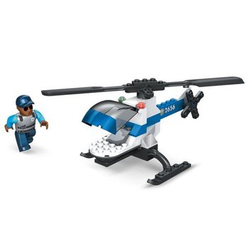MEGA BLOKS - 2413 POLICE FORCE CHOPPER Policijski Helikopter (2 kos)