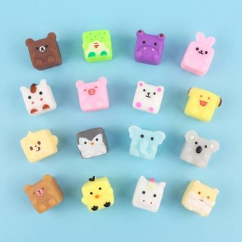 Igračke Squishy Cube Animals za srečolov - v stojalu (96 kosov)