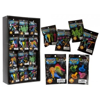 Mešane Svetleče Igrače Glow in the Dark (66 kos)