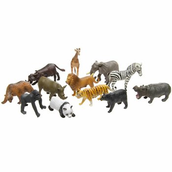 ANIMAL WORLD - MIX IGRALNIH FIGUR DIVJE ŽIVALI (12 kos)