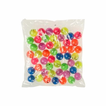MIX SKOČNE ŽOGICE NEON BARVE &Oslash; 3,2 cm (50 kos)