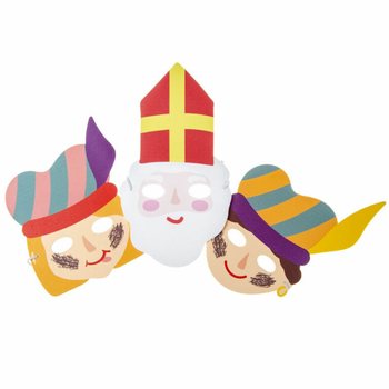 SINTERKLAAS - PENASTE MASKE SV. NIKOLAJ IN PIET (48 kos)