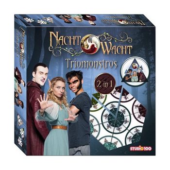 Studio 100 - Nachtwacht Triomonstros 2-v-1 Igra in Sestavljanka (6 kos.)