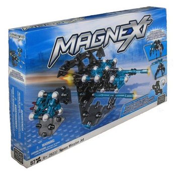 MEGABLOKS MAGNEXT SPACE MISSION JET - 29332 Magnetna Igrača