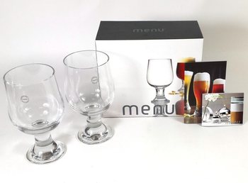 MENU - Set 2 kozarcev za temno pivo (1 kos)