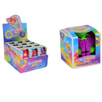 SPIN & POP FIDGET SPINNER ŽOGICA - SPIN SHIFT BALL - V DISPLAYU (24 kos.)