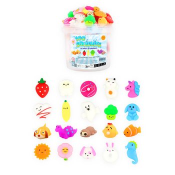 Me&scaron;ane squishy figurice v vedru (100 kosov)
