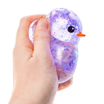 GUMIJASTA RAČKA SQUEEZE DUCK - MIX BARV - V STOJALU (12 kos.)
