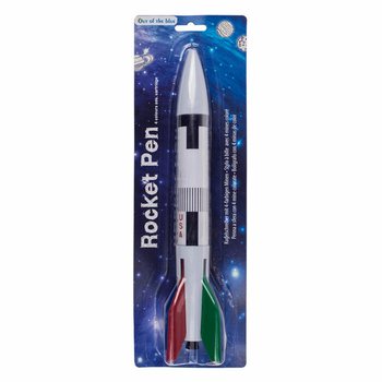 MEGA POCENI | Velik XL Kemični Svinčnik Raketa s 4 Barvami (12 kos)