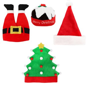 MIX LUKSUZNIH ZABAVNIH BOŽIČNIH KAP - XMAS CAPS (6 kosov)