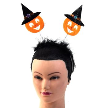 Halloween Obroč za Lase z Bučami (6 kos)