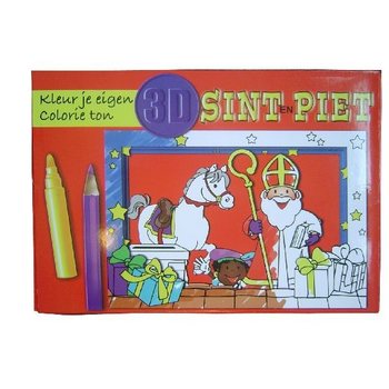 Ustvarjalni Set 3D Okence Miklavž / Sinterklaas (12 kos.)