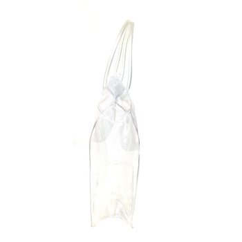 Luksuzna Prozorna Pakirna Vrečka s &Scaron;irokim Dnom in Stabilnim Ročajem 18,5x18cm (25 kos)