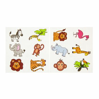 FUN TATTOOS &ndash; JUNGLE ŽIVALI (96 kosov)