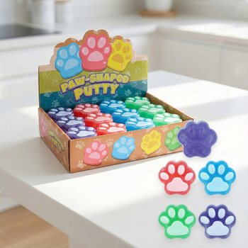 Sluz v obliki pasje tace - Paw Shaped Putty (24 kosov)
