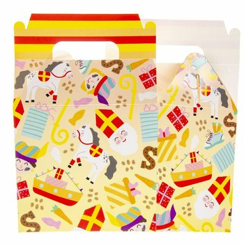 SINTERKLAAS MENU &Scaron;KATLA / &Scaron;KATLICA ZA DARILA 14x10x17 cm (12 kos)