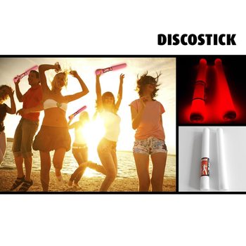 LED PENASTA PALICA ENOBARVNA - PARTY PALICA - RDEĀA - 38.5 CM (19 kos)
